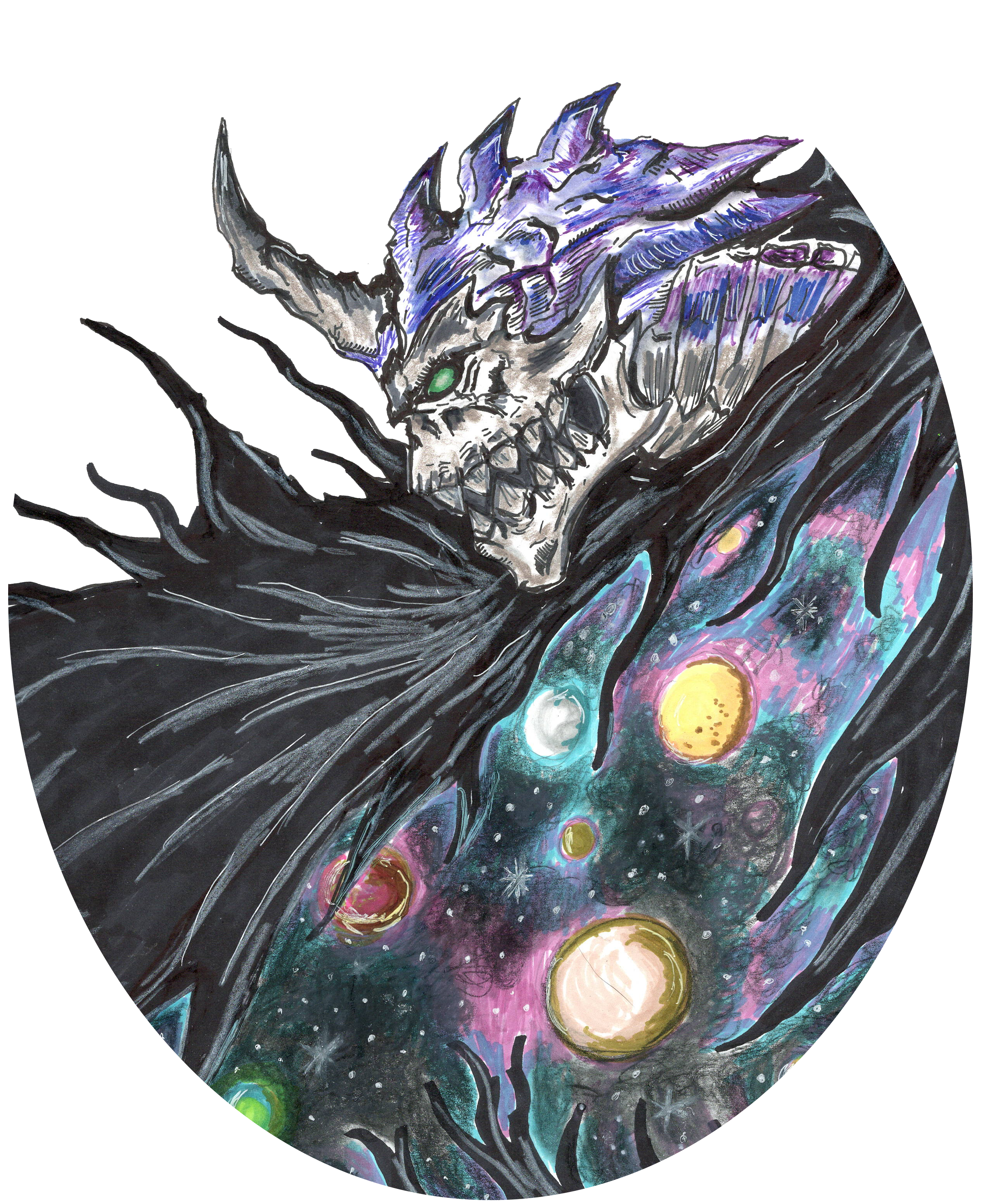 Devil Skar Sticker B